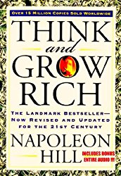 Think and Grow Rich by Napoleon Hill Book Cover